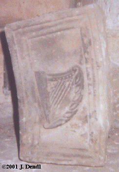 Relief
                      einer Harfe in St. Nicholas (Aberdeen, Alba)
                      12./13. Jhd.