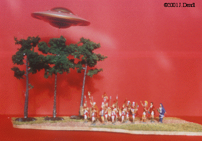Rom-UFO (Diorama von J. Dendl)